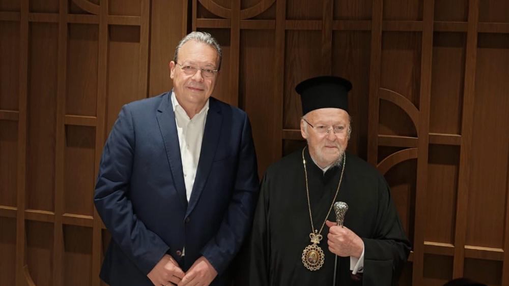 Θεσσαλονίκη: Με τον Οικουμενικό Πατριάρχη Βαρθολομαίο συναντήθηκε ο Σωκράτης Φάμελλος- Εξέφρασε τη διαχρονική στήριξη του ΣΥΡΙΖΑ προς το Οικουμενικό Πατριαρχείο