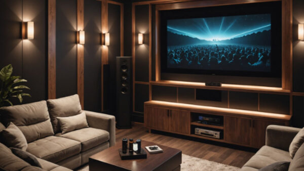 Μεταμόρφωσε το σαλόνι σε σινεμά με λίγα, αλλά σωστά βήματα