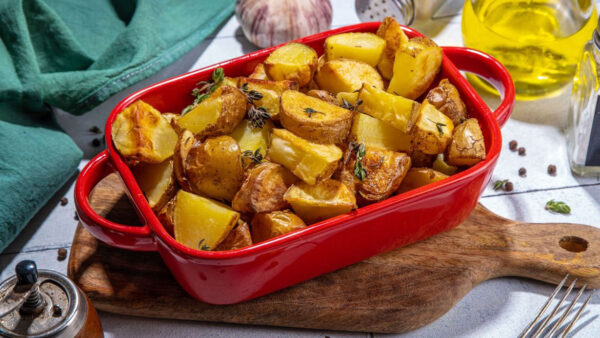 Πατάτες φούρνου με μουστάρδα, θυμάρι & μέλι – Το απόλυτο συνοδευτικό