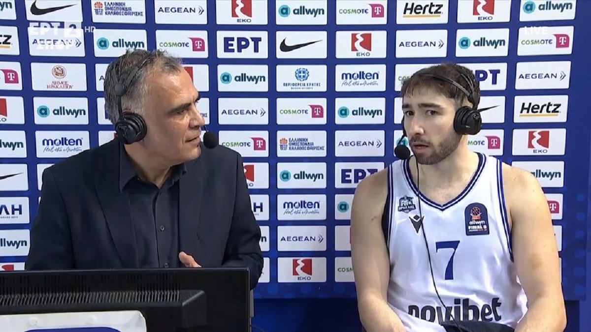 Τσιακμάς στην ΕΡΤ: «Βαριά η φανέλα του Ηρακλή, θα διεκδικήσουμε ό,τι μας αναλογεί» (vid)