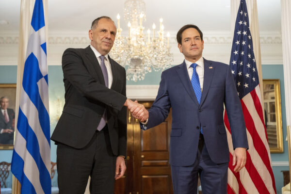 Εμβάθυνση των ελληνο-αμερικανικών σχέσεων στη συνάντηση Γεραπετρίτη – Ρούμπιο