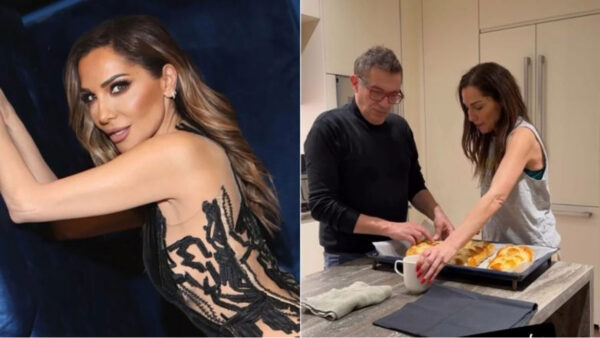 Δέσποινα Βανδή: Έφτιαξε τσουρέκια με τον κουμπάρο της, Κώστα Καπετανίδη – Το βίντεο από την κουζίνα της