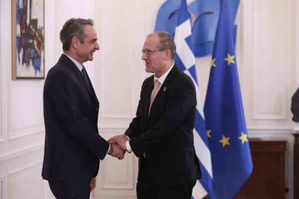 Συνάντηση Κυρ.Μητσοτάκη με τον Περιφερειακό Διευθυντή Ευρώπης του Παγκόσμιου Οργανισμού Υγείας, Χανς Κλούγκε