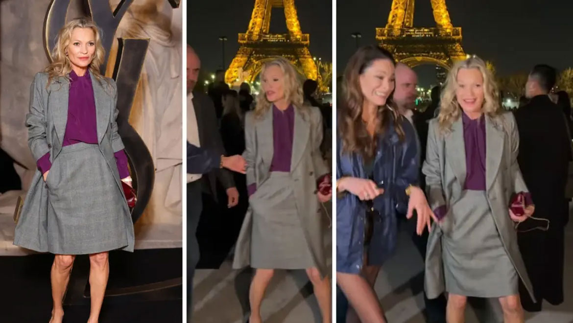 «Μην με ακουμπάτε» – Το περιστατικό με την Kate Moss έξω από το σόου του Saint Laurent που κάνει τον γύρο του διαδικτύου!
