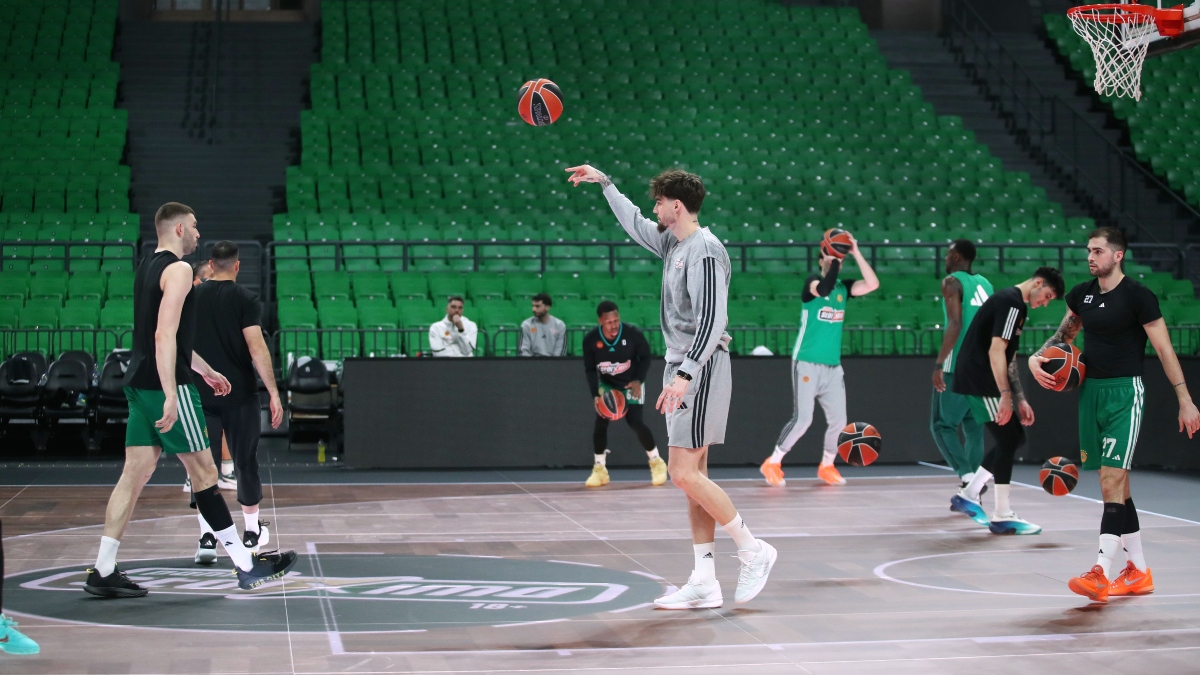 Στο ΣΕΦ για shootaround ο Παναθηναϊκός