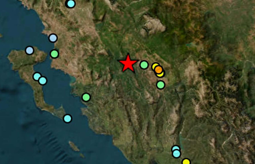 Σεισμός 5,6 Ρίχτερ στα όρια Θεσπρωτίας – Ιωαννίνων