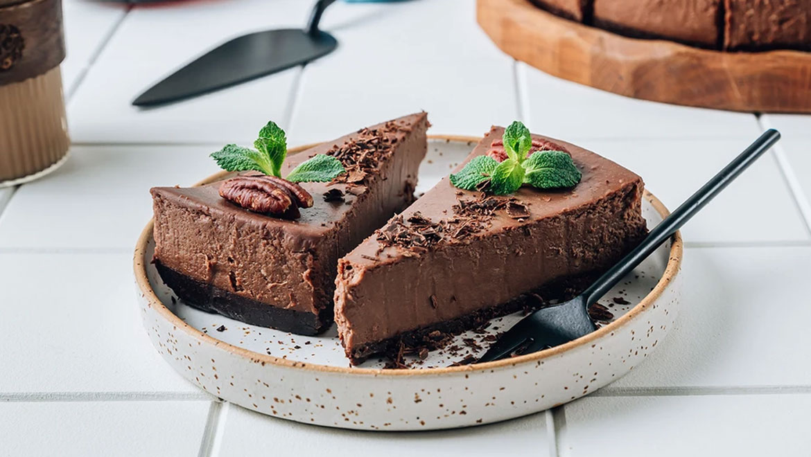 Σπιτικό cheesecake σοκολάτας
