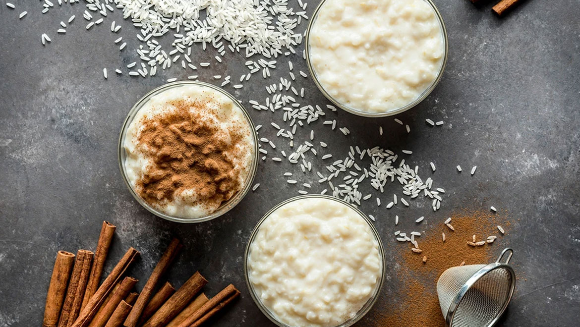 Ρυζόγαλο με άρωμα πορτοκάλι