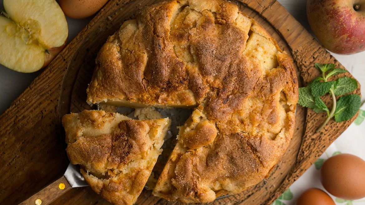 Μηλόπιτα με κανέλα