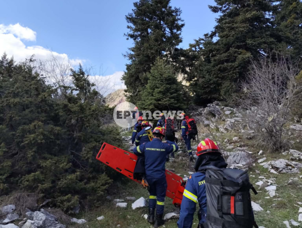 Αγρίνιο: Αίσιο τέλος στην επιχείρηση διάσωσης του τραυματισμένου ορειβάτη