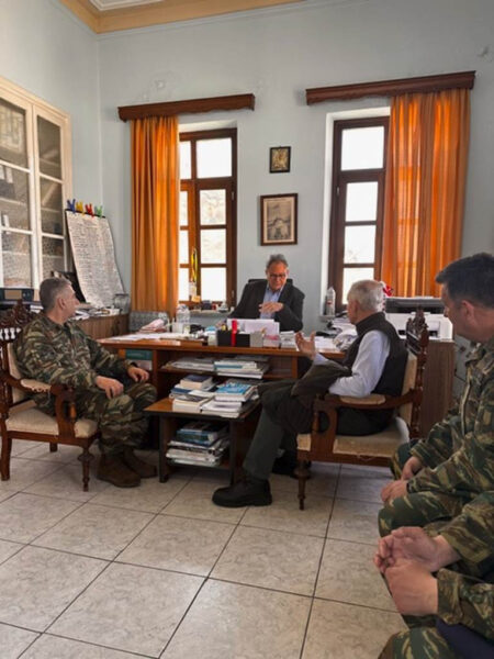 Στη Νίσυρο ο Υφυπουργός Εθνικής Άμυνας Αθανάσιος Δαβάκης