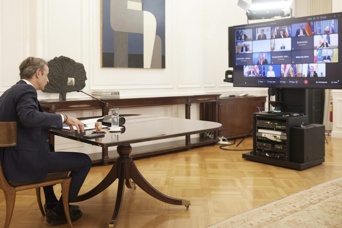 Συμμετοχή Μητσοτάκη σε τηλεφιάσκεψη Ευρωπαίων ηγέτων για την προστασία των ανηλίκων στο Διαδίκτυο