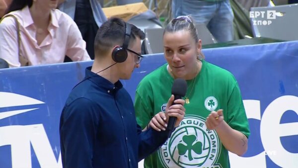 Κωνσταντινίδου στην ΕΡΤ: «Μεγάλη δικαίωση για την απόφασή μου να έρθω στον Παναθηναϊκό» (video)