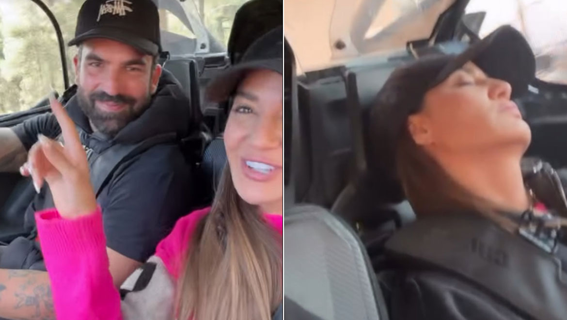 Το βίντεο του Δημήτρη Αλεξάνδρου με τη Ρία Ελληνίδου να κοιμάται δίπλα του στο αυτοκίνητο