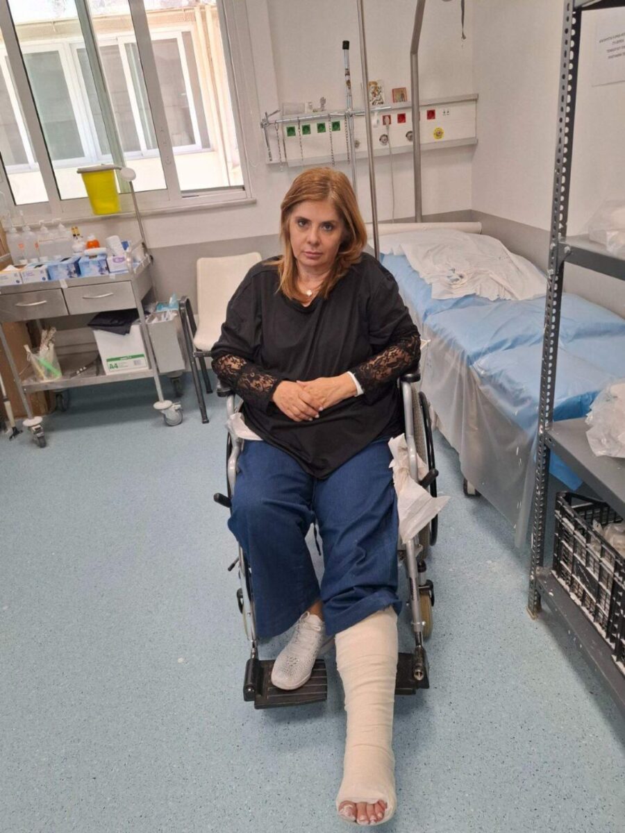 Βάσια Παναγοπούλου: Κάταγμα από πτώση στο αεροδρόμιο της Κωνσταντινούπολης