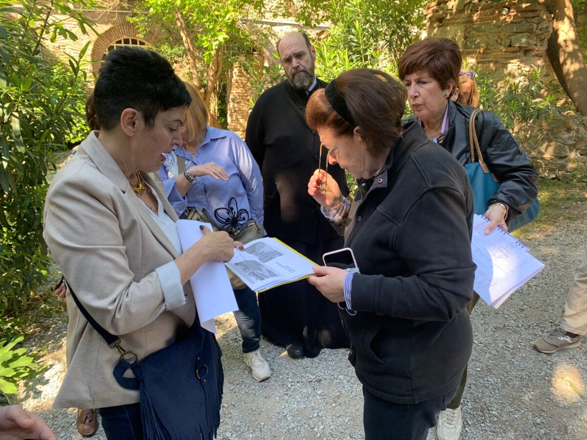 Λίνα Μενδώνη: «Συνδέουμε οργανικά τα μνημεία της Θεσσαλονίκης με τις ανάγκες της σύγχρονης πόλης» – Αυτοψία στον Άγιο Δημήτριο και το Τέμενος Χαμζά Μπέη
