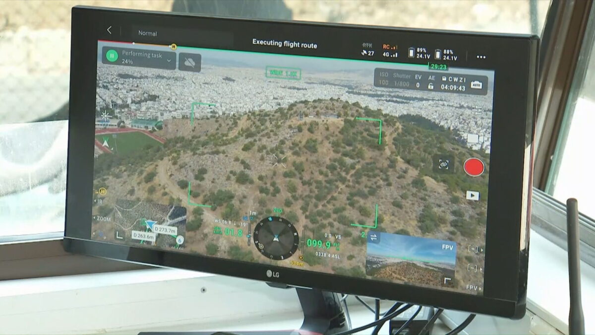 Με drones και θερμικές κάμερες η επιτήρηση για πυρκαγιές στον Υμηττό – 24ωρη ετοιμότητα σε υψηλό κίνδυνο