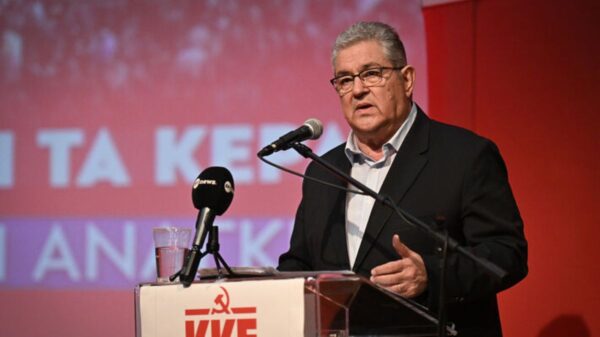 Κουτσούμπας: To ΚΚΕ αποτελεί το πραγματικό αντίπαλο δέος στην πολιτική που υπηρετεί τα συμφέροντα του κεφαλαίου