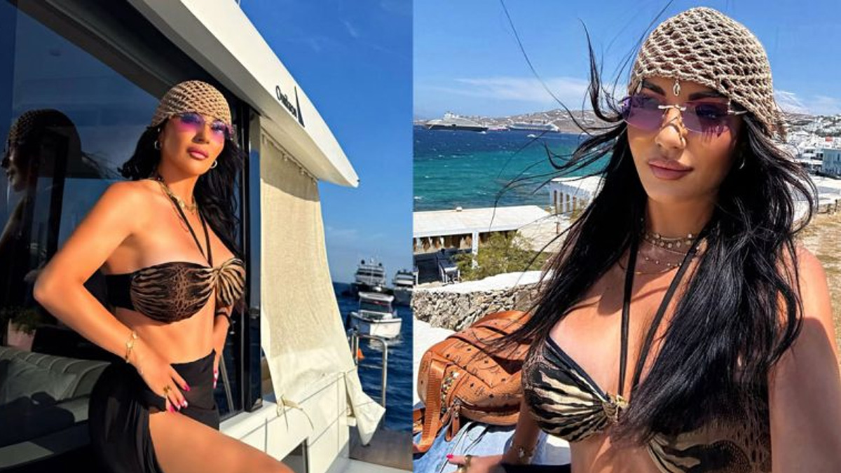 «Όταν λάμπεις, ενοχλείς»: Οι νέες σέξι φωτογραφίες της Πόπης Μαλλιωτάκη από τη Μύκονο