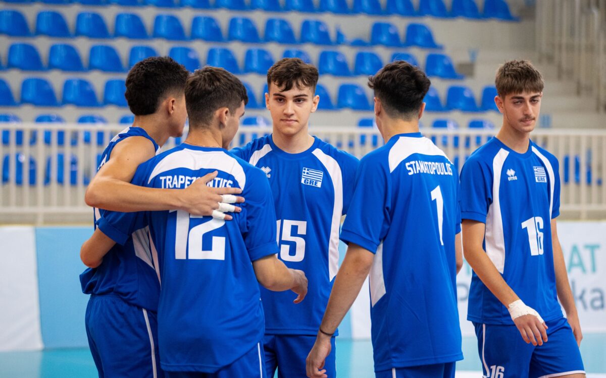 Η Εθνική βόλεϊ Κ18 νίκησε την Μολδαβία και περιμένει τον αντίπαλό της για τις θέσεις 5-8