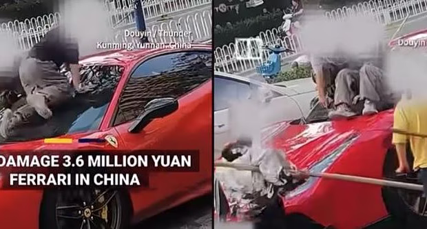Παιδιά έκαναν τσουλήθρα σε Ferrari 500.000 ευρώ – H αντίδραση του ιδιοκτήτη [βίντεο]