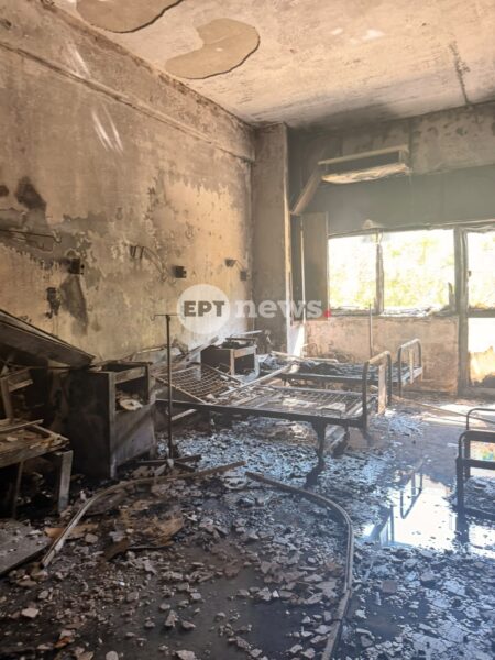 Σισμανόγλειο: Αποκαΐδια ο θάλαμος 8 της Παθολογικής Κλινικής – Καταθέτει ο 74χρονος που άφησε το κρεβάτι του στις φλόγες