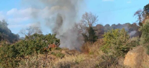 Οριοθετημένη η πυρκαγιά σε χαμηλή βλάστηση στον Ασπρόπυργο