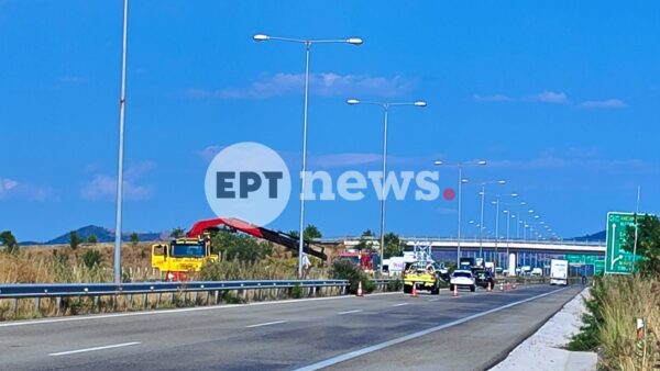 Τροχαίο με τραυματίες στην Εγνατία Οδό κοντά στον κόμβο της Μέστης