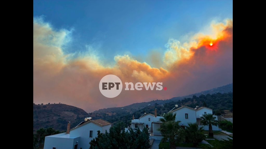 Ειδική πλατφόρμα για την προσωρινή διαμονή πληγέντων από την πυρκαγιά στο Ρέθυμνο