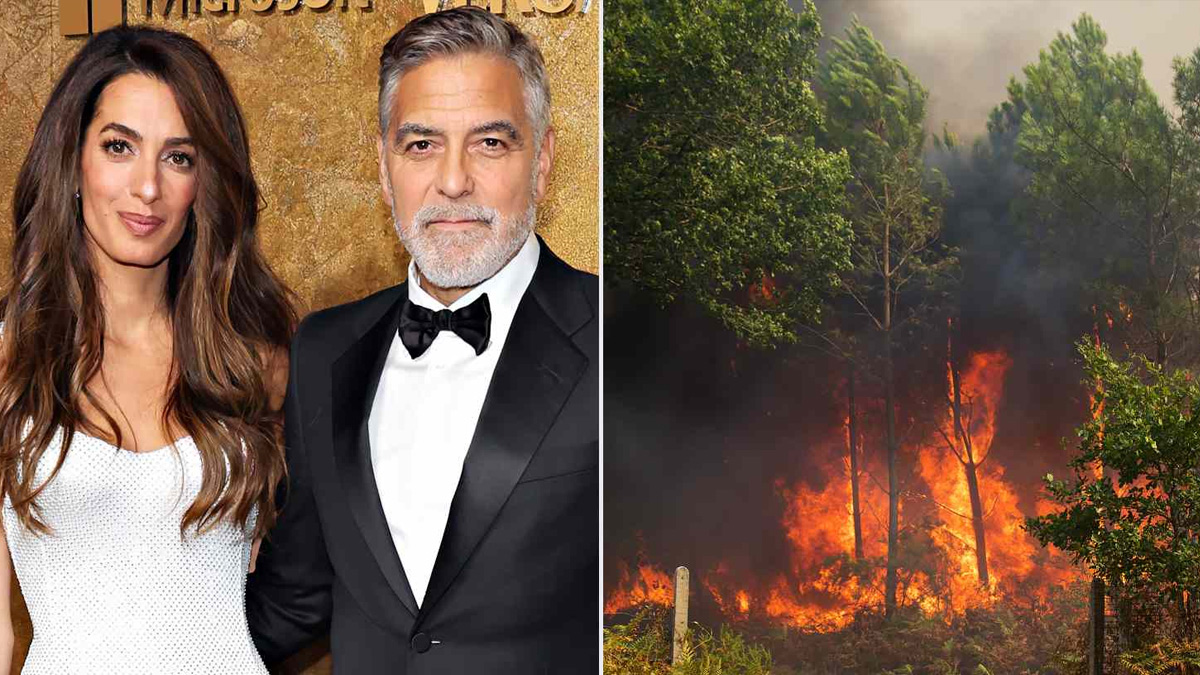 Φωτιές στη Γαλλία: Εκκενώθηκε το σπίτι του George Clooney