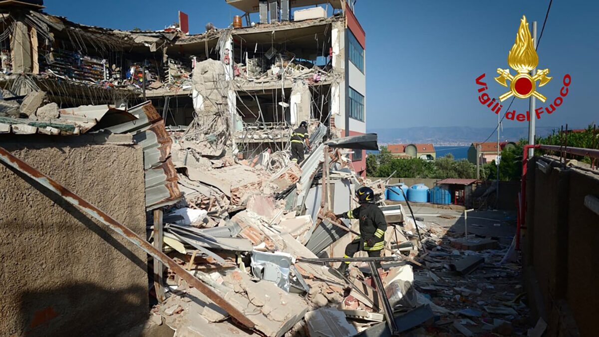 Σικελία: Επτά αγνοούμενοι μετά από κατάρρευση τριώροφου κτιρίου