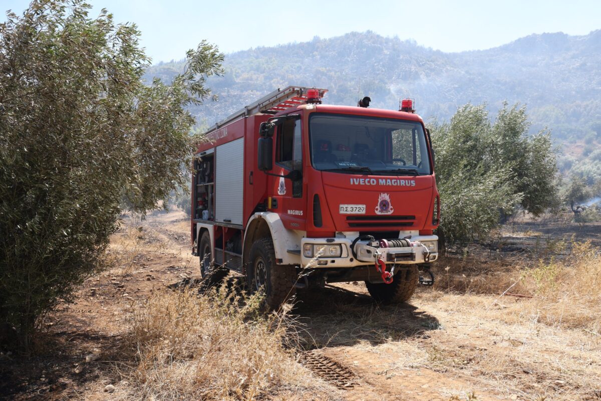 Οριοθετήθηκε η πυρκαγιά στην Καμηλόβρυση Φθιώτιδας – Έκαψε χαμηλή βλάστηση