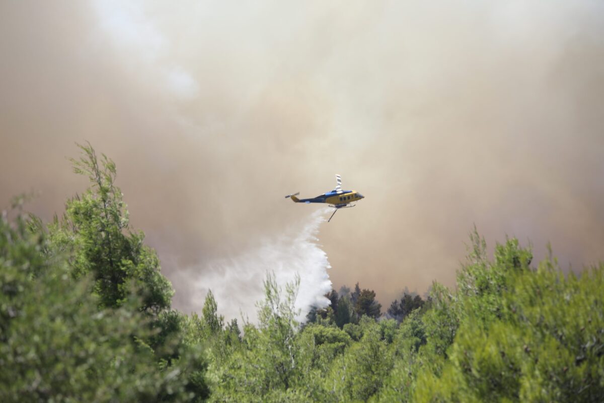 Υψηλός κίνδυνος πυρκαγιάς στην Κρήτη τη Δευτέρα
