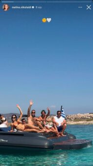 Μελίνα Νικολαΐδη: Κάνει διακοπές στην Πάρο με τον πρώην σύντροφο της Κάτιας Ταραμπάνκο