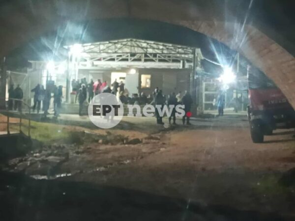 Σέρρες: Πετροπόλεμος από μετανάστες κατά αστυνομικών στη Δομή Σιντικής