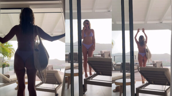 Heidi Klum: Ποζάρει με λιλά μπικίνι και «ρίχνει» το Instagram
