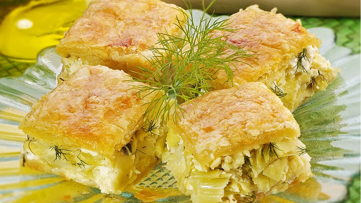 Πρασόπιτα με φέτα