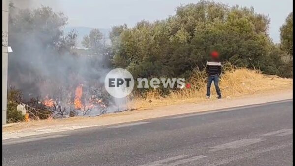 Σύλληψη 25χρονου αλλοδαπού για εμπρησμό από πρόθεση στο Λαγονήσι