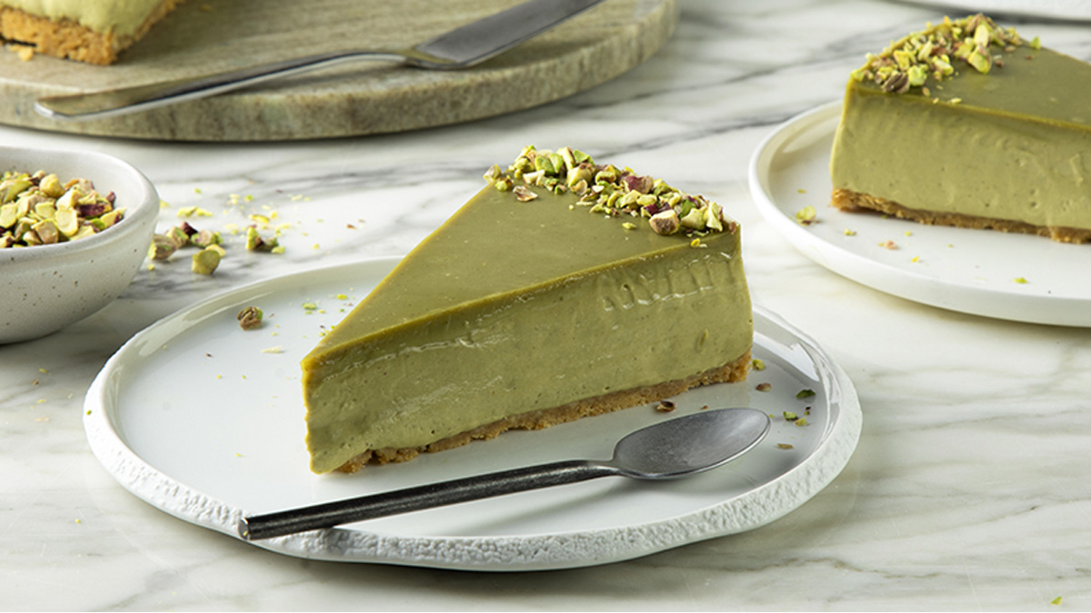Cheesecake φιστίκι Αιγίνης: Οδηγός χωρίς ψήσιμο