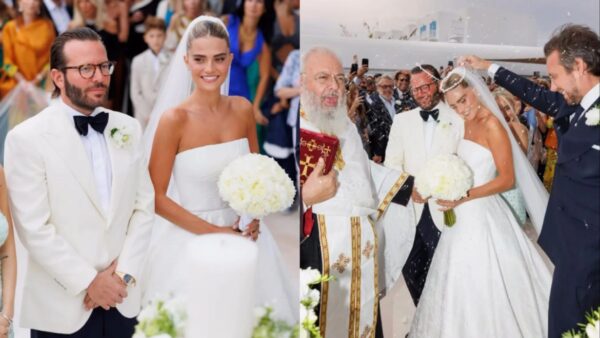Εβίτα Μιχαλοπούλου – Φίλιππος Βαρβέρης: Πλούσιο φωτογραφικό υλικό από τον χλιδάτο γάμο στη Μύκονο