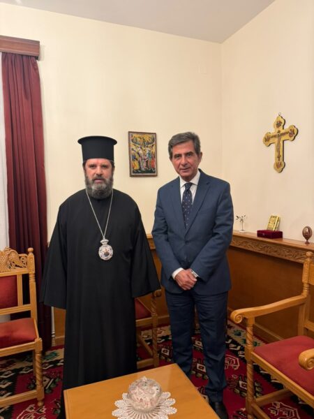 Συνάντηση στα Τίρανα του υπουργού Μακεδονίας – Θράκης Κώστα Γκιουλέκα με τον Αρχιεπίσκοπο Αλβανίας Ιωάννη