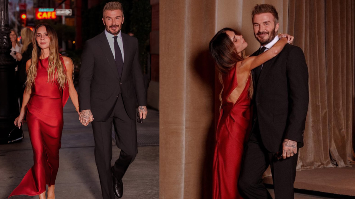 Victoria Beckham: Η εμφάνιση με κόκκινο φόρεμα στα εγκαίνια του νέου της καταστήματος