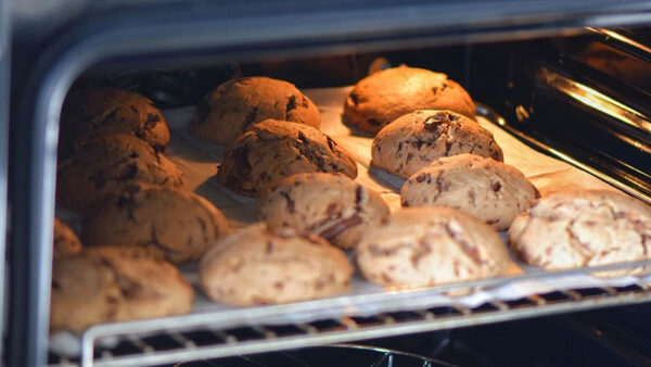 Soft cookies με κομματάκια σοκολάτας