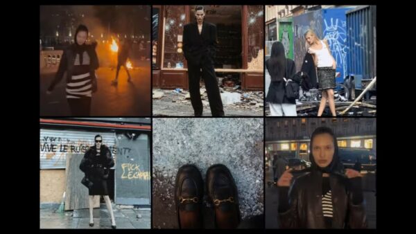 Σπασμένες βιτρίνες, λαμπερές πόζες: Η κοινωνική οργή γίνεται φόντο για φωτογραφίσεις μόδας